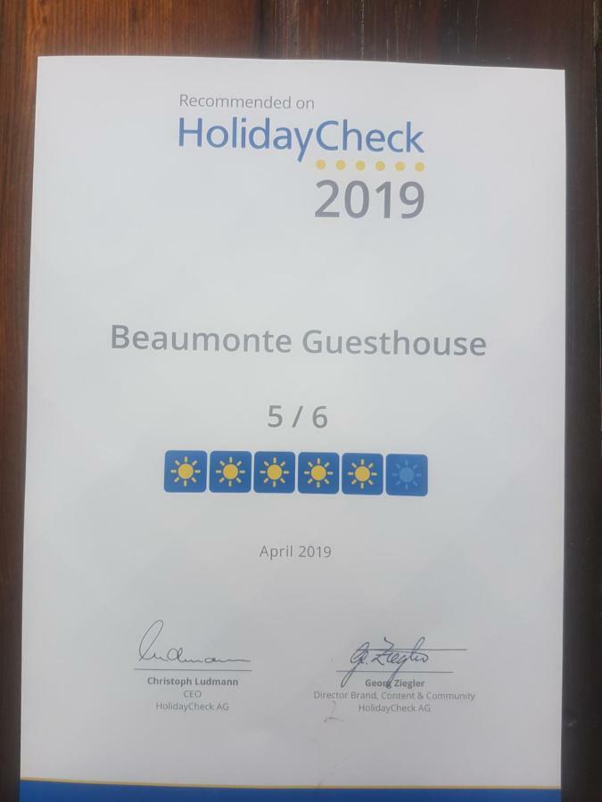 Beaumonte Guesthouse Hermanus Buitenkant foto