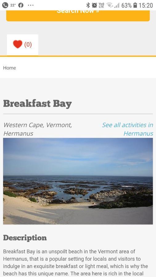 Beaumonte Guesthouse Hermanus Buitenkant foto